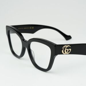 NEW Gucci GG1424O 005 Black Cat Eye Women Eyeglasses GG 1424O